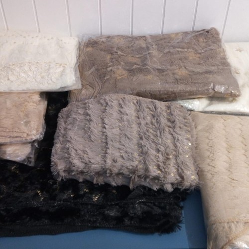 Rabbit Fur Poncho