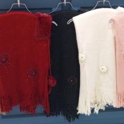 Womens  Peach  Shawls